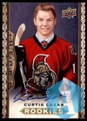 2014-15 Upper Deck Masterpieces Auto Auto Curtis Lazar #175 Rookie Auto